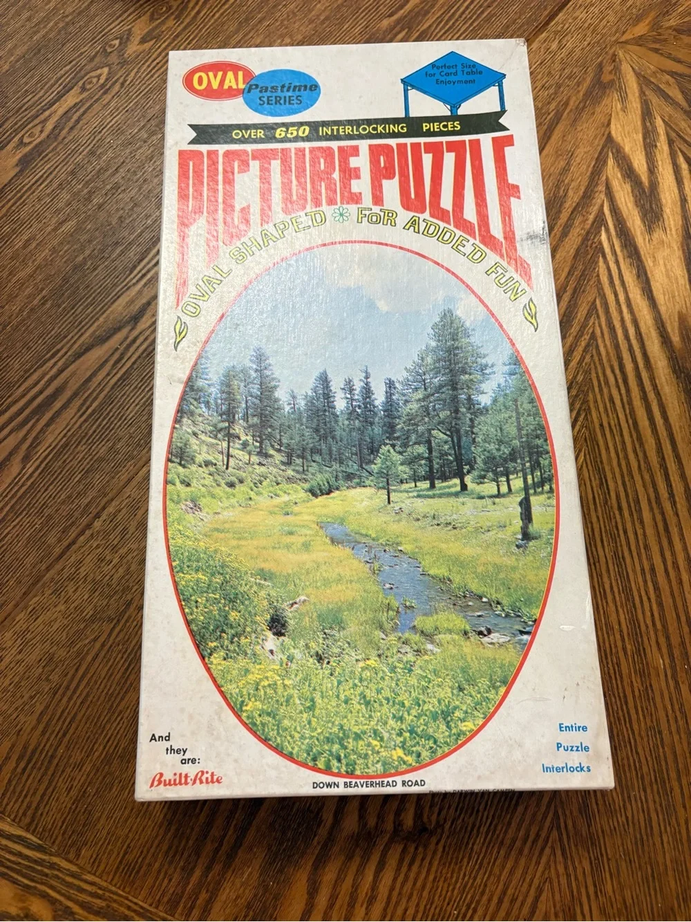 Vintage oval pastime